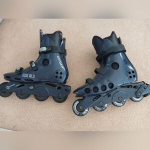 Oxygen Kr 5.1  PBS Rollerblades Inline Skates Black Grey Size 29 (FL)